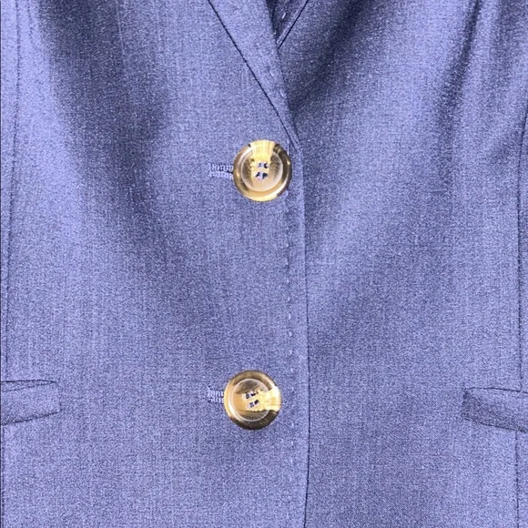 Talbots Women's Navy Wool Blend Blazer NWOT Sz 8P - Picture 8 of 12